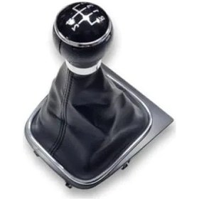 Resim Vites Topuzu Körüğü, 5 İleri, Vw Jetta Uyumlu, 2006-2011 3d M-logo Model 5 Vites 