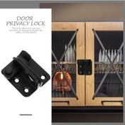 Resim 2 Adet Tersinir Mandal Kapı Cıvata Mandalı Güvenlik Kapı Kilidi Mandalı Paslanmaz Çelik Mandal 