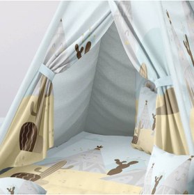 Resim instababyrooms Çocuk Oyun Çadırı Kızılderili ve Kaktüsler Dijital Baskılı 
