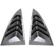 Resim Tesla Model 3 Highland 2024+ Arka Yan Pencere Panjurları Havalandırma Menfezi Kapağı Gölgelik Kapağı Panjur Rüzgarlık - Kaiyi 