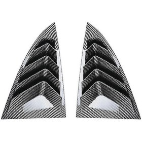 Resim Tesla Model 3 Highland 2024+ Arka Yan Pencere Panjurları Havalandırma Menfezi Kapağı Gölgelik Kapağı Panjur Rüzgarlık - Kaiyi 