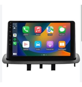 Resim Renault Fluence Android 13 4 GB Ram 64 GB Hafıza Kablosuz Carplay Navigasyon Multimedya Teyp 
