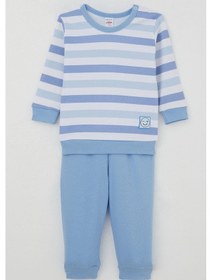Resim Breeze Erkek Bebek Pijama Takımı Omuzdan Patlı Sevgi Temalı Emoji Armalı 4 Ay-1 Yaş, Karışık Renk Karışık Renk 