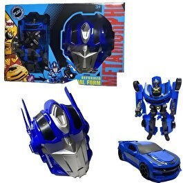 Resim Maske ve Dönüştürülebilir Robot Mavi 