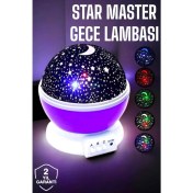 Resim Çocuklara Özel Yıldızlı Gece Lambası 