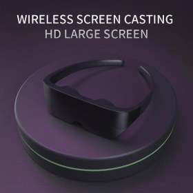 Resim Annadue Akıllı Vr Gözlük, 4K Kablosuz Wifi Ekranlı Şık Ultra Hd 3D Vr Gözlük, Filmler ve Oyunlar Için Hafif, Ayarlanabilir, Şarj Edilebilir Akıllı Gözlük 