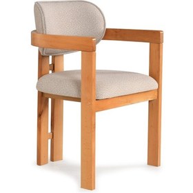 Resim Ahşap Ayaklı T Sandalye Ahşap 