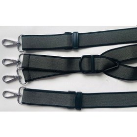 Resim Kancalı Haki Yeşili Renk Pantolon Askısı 4 Kancalı 