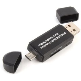 Resim Cloody Micro Sd Otg Usb Çoklu Kart Okuyucu Telefon Ve Bilgisayar Uyumlu 