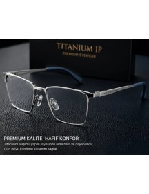 Resim NIXCON Titanium Ip Titanyum Alaşımlı Gözlük Çerçevesi Ultra Hafif Premium Optik Çerçeve Çeşitleri 