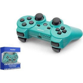 Resim Ps3 Kablosuz Gamepad Nodar Nd600 Turkuaz 
