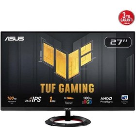 Resim ASUS 27" Ips Tuf Gamıng Vg279q3r 1ms 180hz Hdmı-dp Gamıng Monitör 1920x1080 