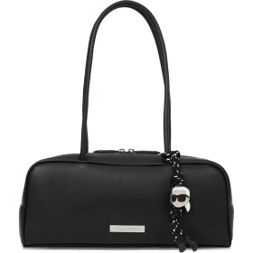 Resim Karl Lagerfeld %58 Polyester, %42 Poliüretan Siyah Kadın Omuz Çantası B1W30005999 