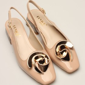 Resim İDİL BEJ RUGAN TAŞLI KADIN TOPUKLU 