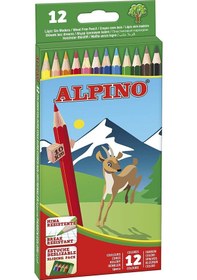 Resim Alpino Uzun Kuru Boya 12'li AL-10654 