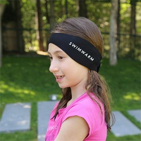 Resim Owli Swimwarm Kulak Koruyucu Siyah Çocuk 