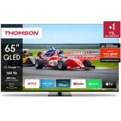 Resim Thomson 65QG7C14 65"" Uydu Alıcılı 4K Ultra HD Google Smart TV 