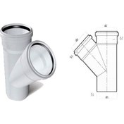 Resim Fırat Pvc Tek Çatal 125x100 Fittings 