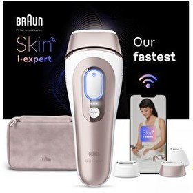 Resim Braun Smart IPL Skin I-Expert Pro 7 Pl7253 400.000 Atımlı Yeni Nesil 3 Başlıklı Kablolu IPL Lazer Epilasyon Cihazı 