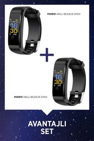 Resim PSSW01 Smart Fit Akıllı Bileklik 2'li Set 