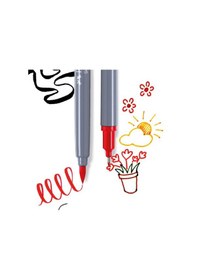 Resim Faber Castell Goldfaber Aqua Çift Uçlu Marker Seti 6'lı Flowers 