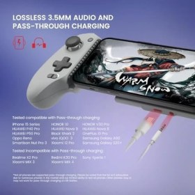 Resim ve 15 Serisi Için G8 Galileo Mobil Oyun Denetleyicisi (Usb-C) - Hall Effect Joystick'leri ve Tetikleyiciler, 3.5 mm Ses Jakı - Xbox, ve Immortal Oyna 