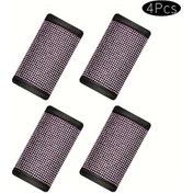 Resim Xuweiwei Pink 4lu Taksitli Lüks Yapay Deri Otomobil Kapı Kolu Kılıfları Kristal Taşlı Çizilmeye Dayanıklı 