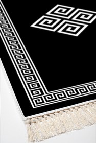 Resim Alanur Home Eko Trend Djt Yıkanabilir Kaymaz Taban 3 Lü Yatak Odası Takımı 656m Modern Siyah 