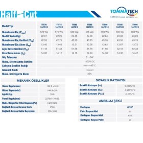 Resim Tommatech 600W Half-Cut Topcon Güneş Paneli - 8 Adet 