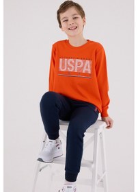 Resim U.S. Polo Assn. Erkek Çocuk Alt Üst 2 Parça Eşofman Takımı Us2209 Nar Çiceği 