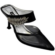 Resim DUYGUSHOESBAG Kadın Transparan Topuklu Terlik 