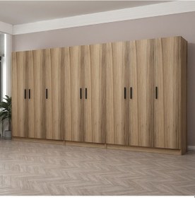 Resim Minar Kale 8 Kapaklı 4 Ç Dolap Dore 190cm 