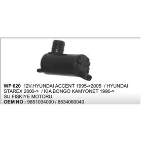 Resim Cam Su Motoru 12V Kia Pregio Bongo 504629411 
