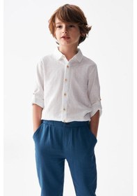 Resim Nk Kids Erkek Gömlek 24ynk46516 Beyaz 