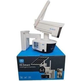 Resim O-kam 3920 4g Sim Kartlı Solar 6mp Ptz 2lens 3 Görüntü Ip Kamera 