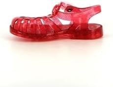 Resim Méduse Kız Çocuk Sandal Meduse Sun Cerise Paillete - Kırmızı Kız Çocuk Sandalet 