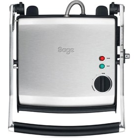 Resim Sage 2 BGR200 Bss Tost Makinesi ve Barbekü Izgara Makinesi Döküm Alüminyum Gri Tek Yönlü 220 - 