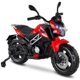 Resim 447 Motocross Akülü Motor Çocuk Motoru 12V 