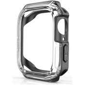 Resim Noktaks - iOS Uyumlu Watch 44mm - 360 Kasa Ve Ekran Koruyucu Sert Pc + Silikon Koruyucu Watch Gard 08 