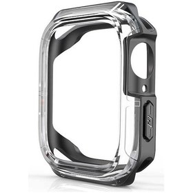 Resim Noktaks - iOS Uyumlu Watch 44mm - 360 Kasa Ve Ekran Koruyucu Sert Pc + Silikon Koruyucu Watch Gard 08 