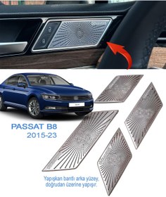 Resim GCP German Car Parts Passat B8 Ses sistemi aksesaur kapak - Passat B8 Dynaudio Tweeter kapakları 
