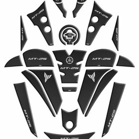 Resim Genel Markalar YAMAHA MT25 2020 - 2023 UYUMLU FULL TANK PAD SET 007 