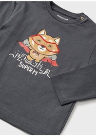 Resim Mayoral Siyah Bebek Tshirt - Mayoral - Siyah - 36-ay - 2025-siyah-36-ay 