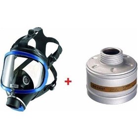 Resim Drager X-plore 6300 Tam Yüz Maskesi + A2 Filtre - 6738855 