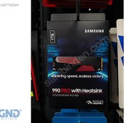 Resim Samsung 990 PRO 7450-6900MB Soğutuculu PCIe 4.0 1 TB M.2 SSD 