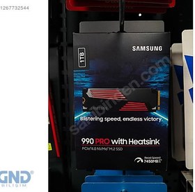 Resim Samsung 990 PRO 7450-6900MB Soğutuculu PCIe 4.0 1 TB M.2 SSD 