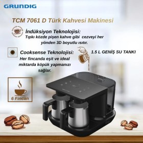 Resim Grundig Tcm 7061 D Türk Kahvesi Makinesi 