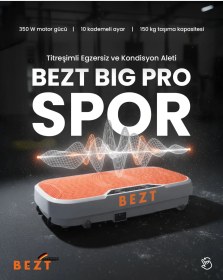 Resim Bezt Vibe 2 Pro Max Vibration Plate Titreşimli Spor Masaj Aleti 