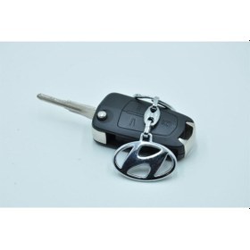 Resim Hyundai Uyumlu Logolu Çelik Anahtarlık 