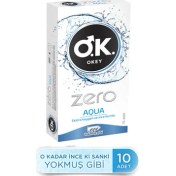 Resim Okey Zero Aqua 10'lu 